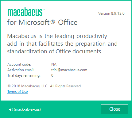 Macabacus for Microsoft Office