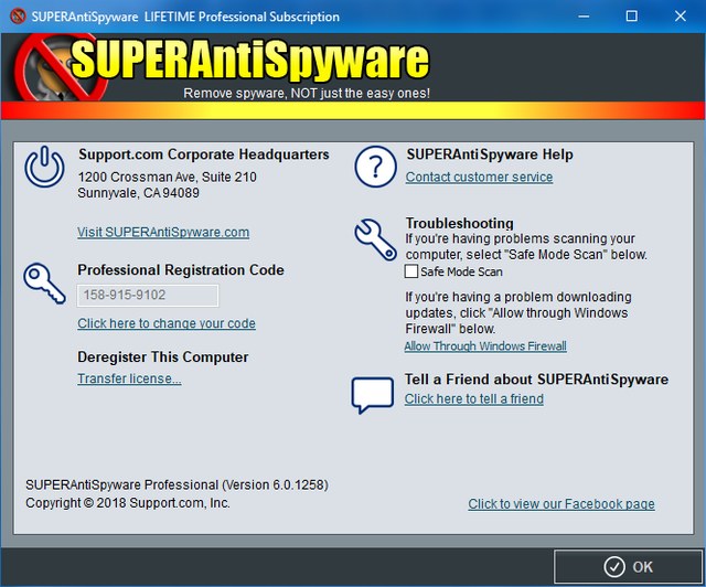 SUPERAntiSpyware Professional