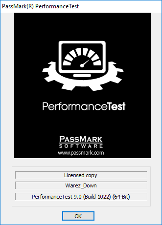 PassMark PerformanceTest 9.0 Build 1022