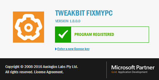 TweakBit FixMyPC 1.8.0