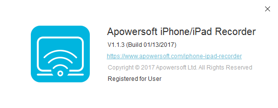 Apowersoft iPhone/iPad Recorder 