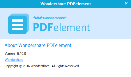 Wondershare PDFelement 5.10.0.9