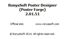 RonyaSoft Poster Designer