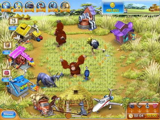 картинка к игре Веселая ферма 3. Мадагаскар