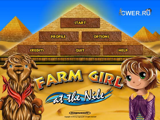 скриншот игры Farm Girl at the Nile