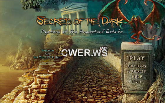 скриншот игры Secrets of the Dark 3: Mystery of the Ancestral Estate