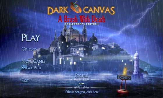 скриншот игры Dark Canvas: A Brush with Death Collector's Edition