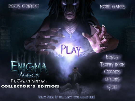 скриншот игры Enigma Agency: The Case of Shadows Collector's Edition