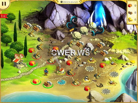 скриншот игры 12 подвигов Геракла 2. Критский бык