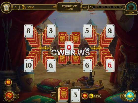 скриншот игры Рыцарский пасьянс