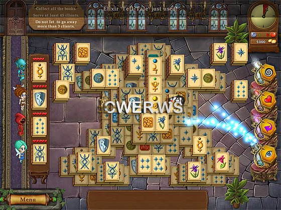 скриншот игры Magic Bookshop: Mahjong