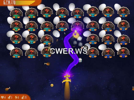 скриншот игры Chicken Invaders 4: Ultimate Omelette Thanksgiving Edition