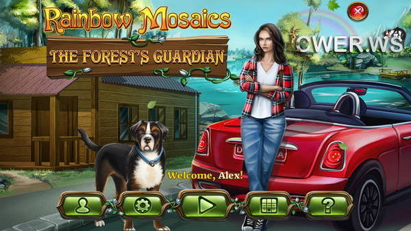 скриншот игры Rainbow Mosaics 6: The Forest's Guardian