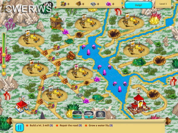 скриншот игры Gnomes Garden 6: Christmas Story