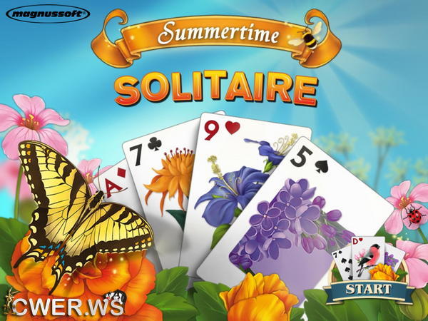 скриншот игры Summertime Solitaire