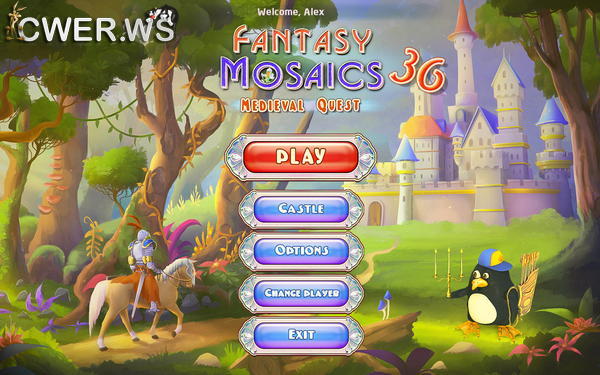 скриншот игры Fantasy Mosaics 36: Medieval Quest