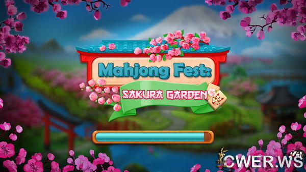 скриншот игры Mahjong Fest: Sakura Garden