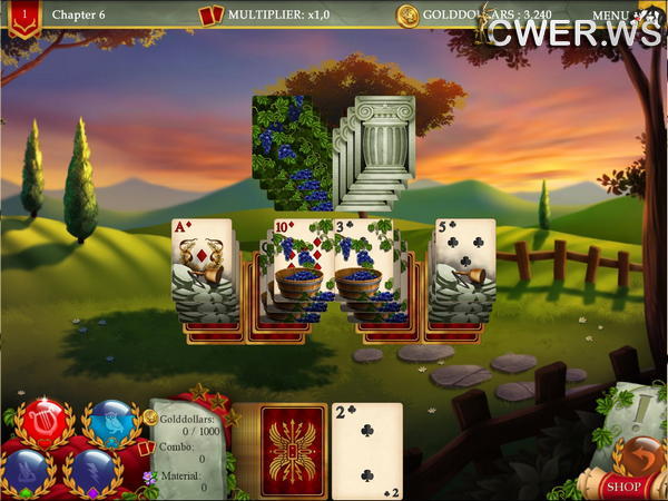 скриншот игры Tales of Rome: Solitaire
