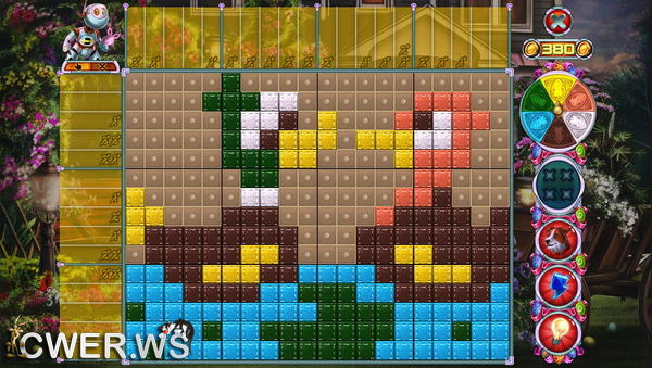 скриншот игры Rainbow Mosaics 12: Easter Helper