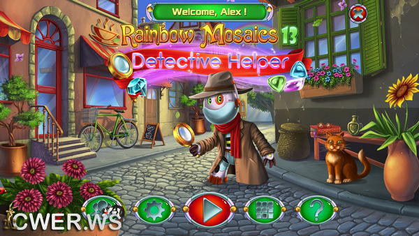 скриншот игры Rainbow Mosaics 13: Detective Helper