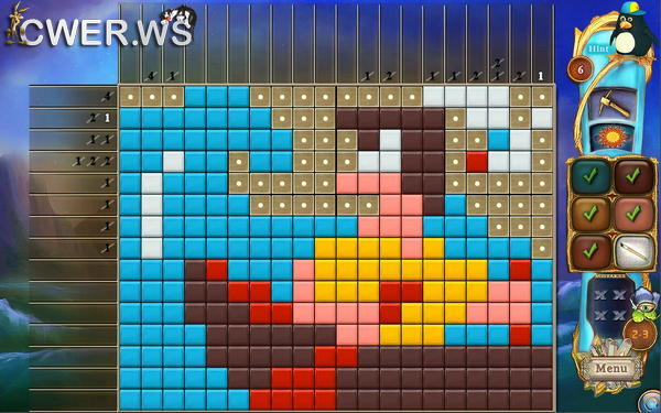скриншот игры Fantasy Mosaics 46: Pirate Ship