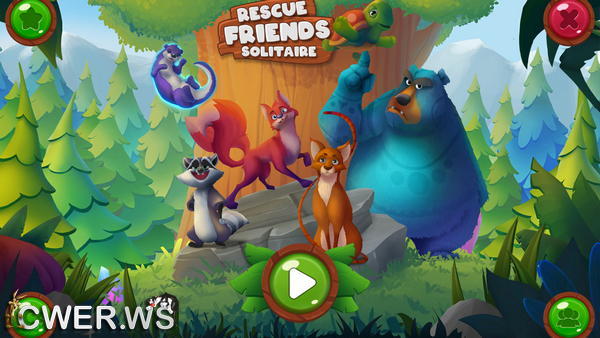 скриншот игры Rescue Friends Solitaire