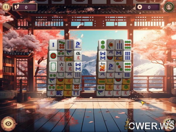 скриншот игры Маджонг восходящего солнца