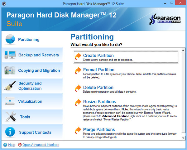 Paragon Hard Disk Manager 12 Suite