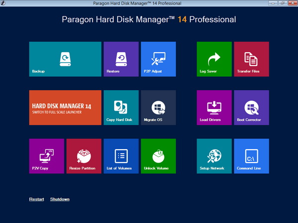 Paragon Hard Disk Manager 14 Pro