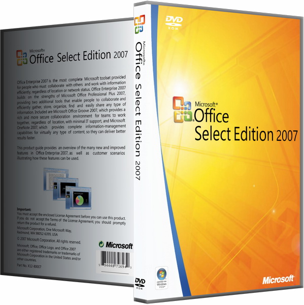 Microsoft Office 2007 SP3 Select Edition