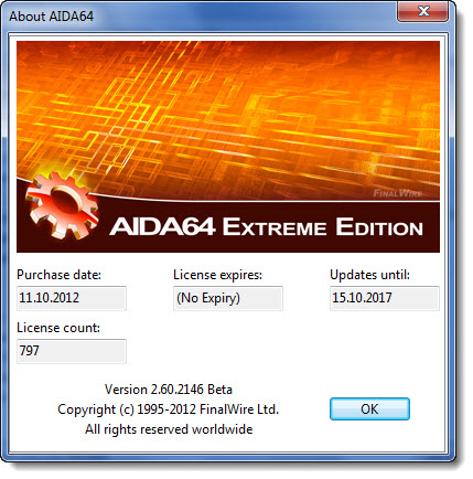  AIDA64 Extreme Edition 2.60.2146 Beta