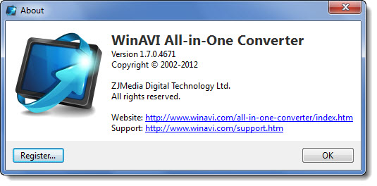 WinAVI All-In-One Converter 1.7.0.4671