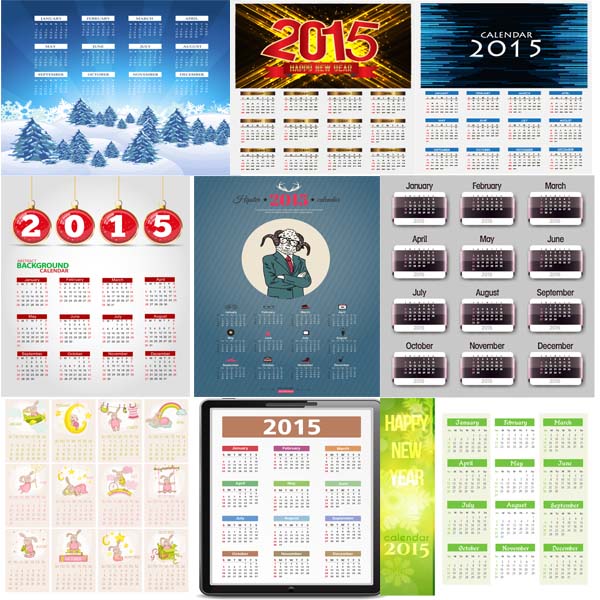 Креативные календари на 2015 год