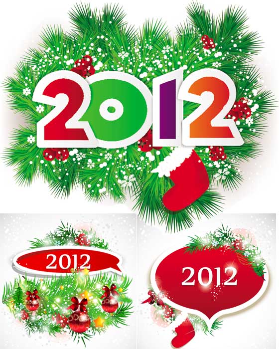New Year 2012 Banners