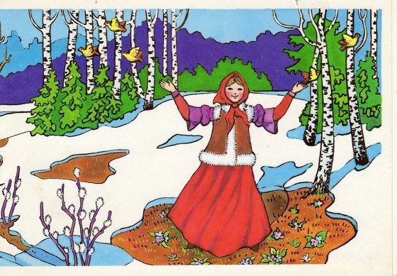 Советские открытки к 8 Марта