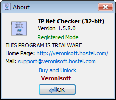 Veronisoft IP Net Checker
