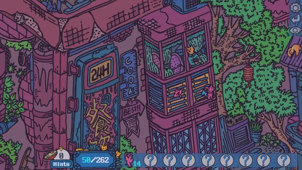 Hidden Cats In Old City Block