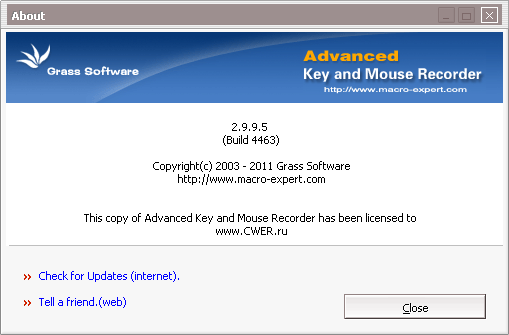 Advanced Key and Mouse Recorder 2.9.9.5