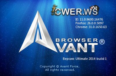 Avant Browser 2014 Build 1