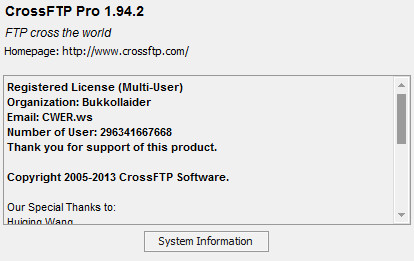 CrossFTP Professional 1.94.2