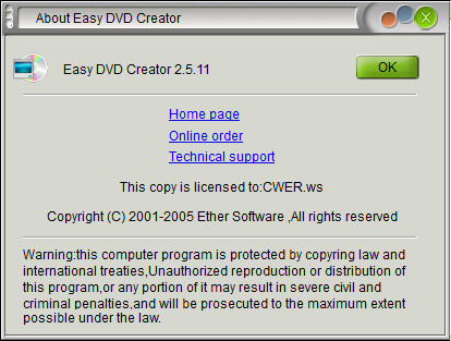 Easy DVD Creator 2.5.11