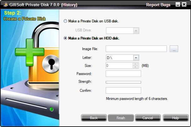GiliSoft Private Disk 7.0.0