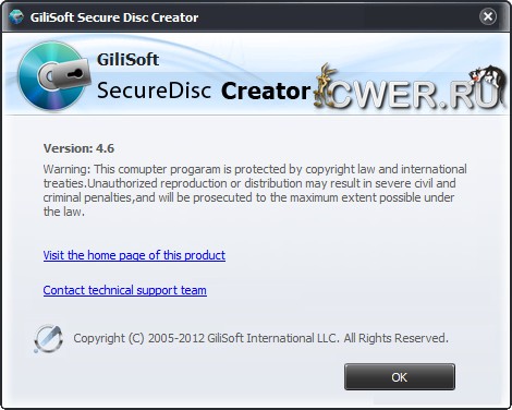 GiliSoft Secure Disc Creator 4.6
