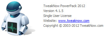 TweakNow PowerPack 2012 4.1.5
