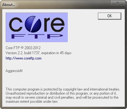 Core FTP Pro 2.2 Build 1737