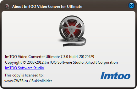 ImTOO Video Converter Ultimate 7.3.0.20120529