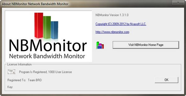 NBMonitor Network Bandwidth Monitor 1.3.1.0