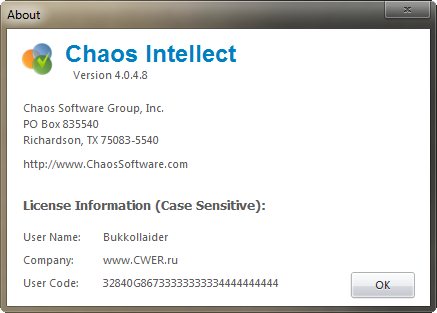 Chaos Intellect 4.0.4.8