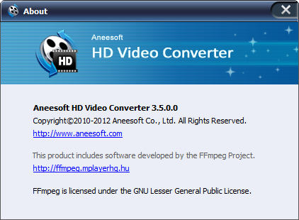 Aneesoft HD Video Converter 3.5.0.0