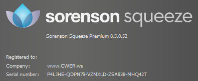 Sorenson Squeeze Premium 8.5.0.52